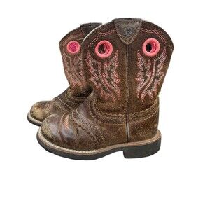 Ariat Fatbaby Cowgirl Western Boot Kids Size 10.5